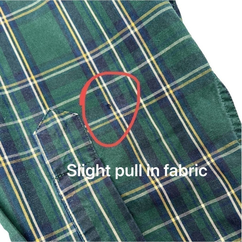 Vintage Abercrombie & Fitch Plaid Button Down Shirt Long Sleeve Size Large - Picture 4 of 6